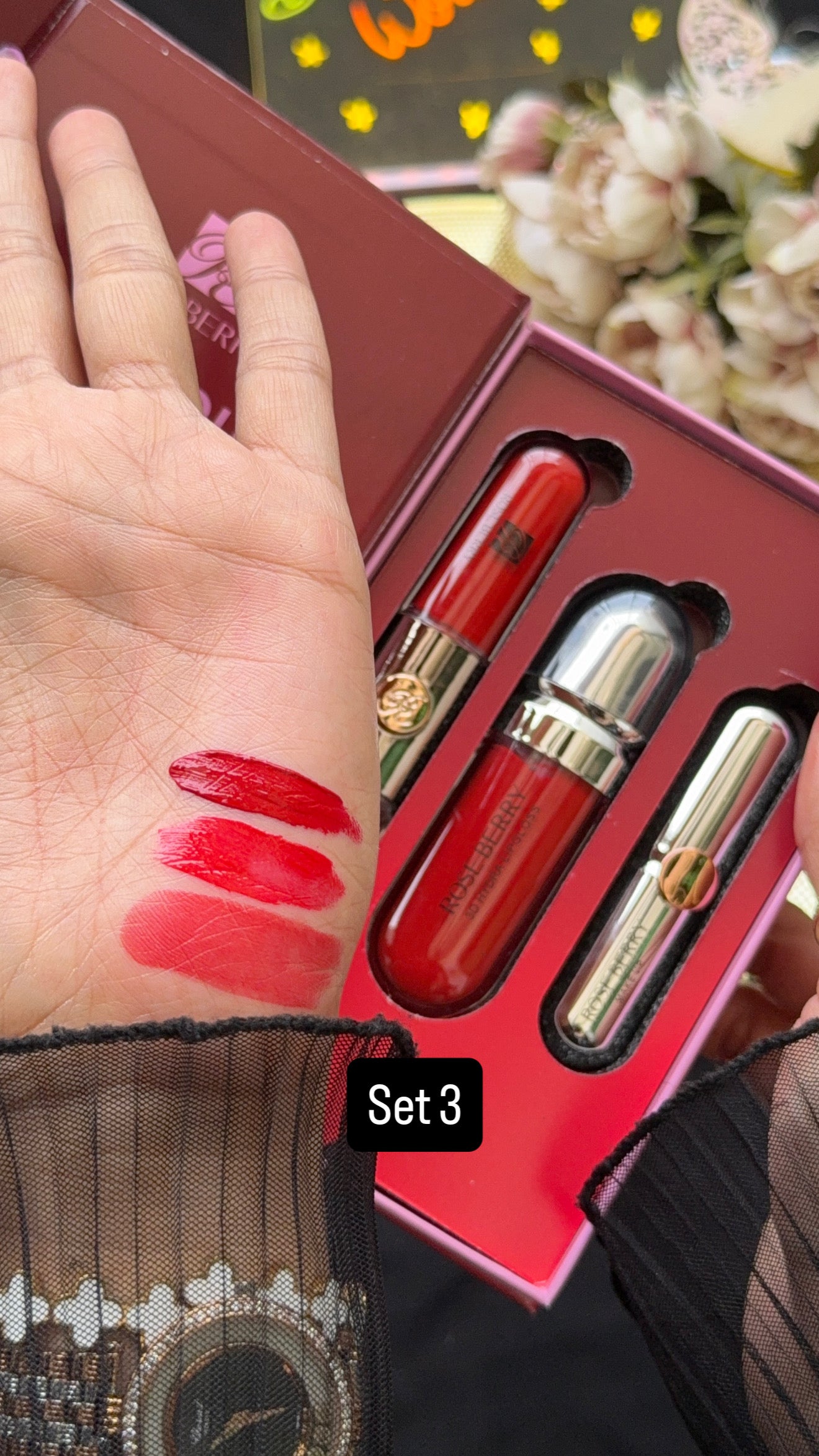 Roseberry gorgeous trio set ❤️🤎💋