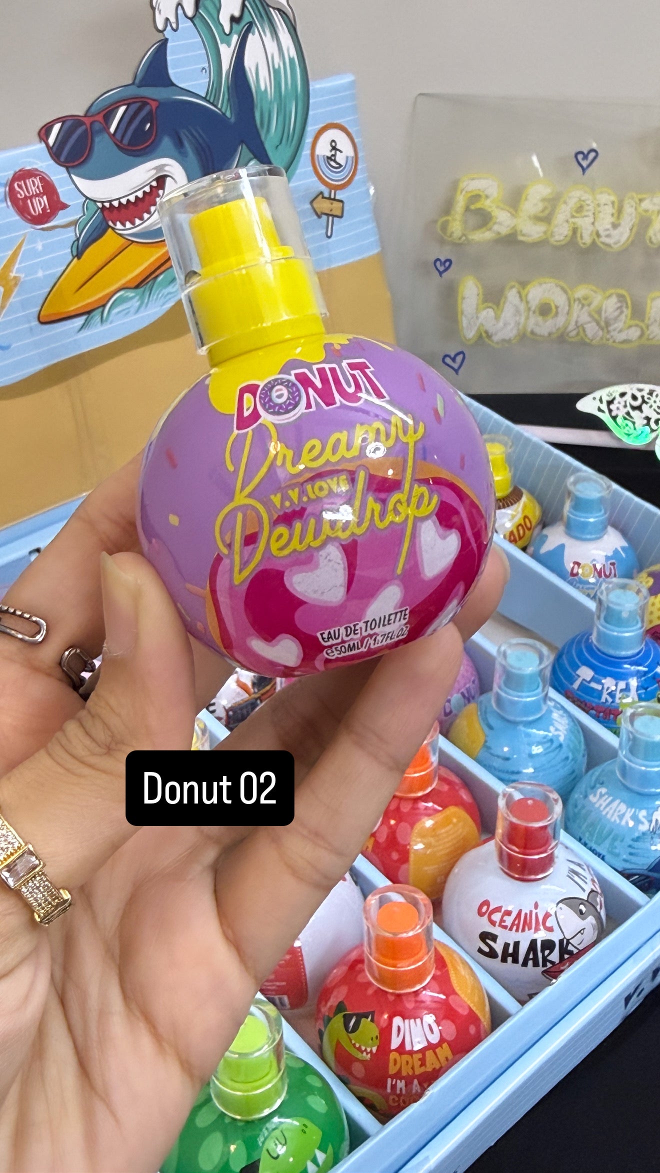 🍩 V.V. Love Bubbles Kids Perfume – Donut Collection 🍭
