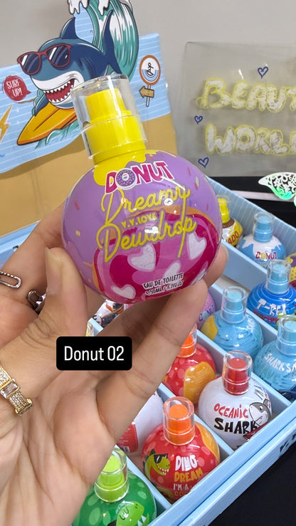 🍩 V.V. Love Bubbles Kids Perfume – Donut Collection 🍭