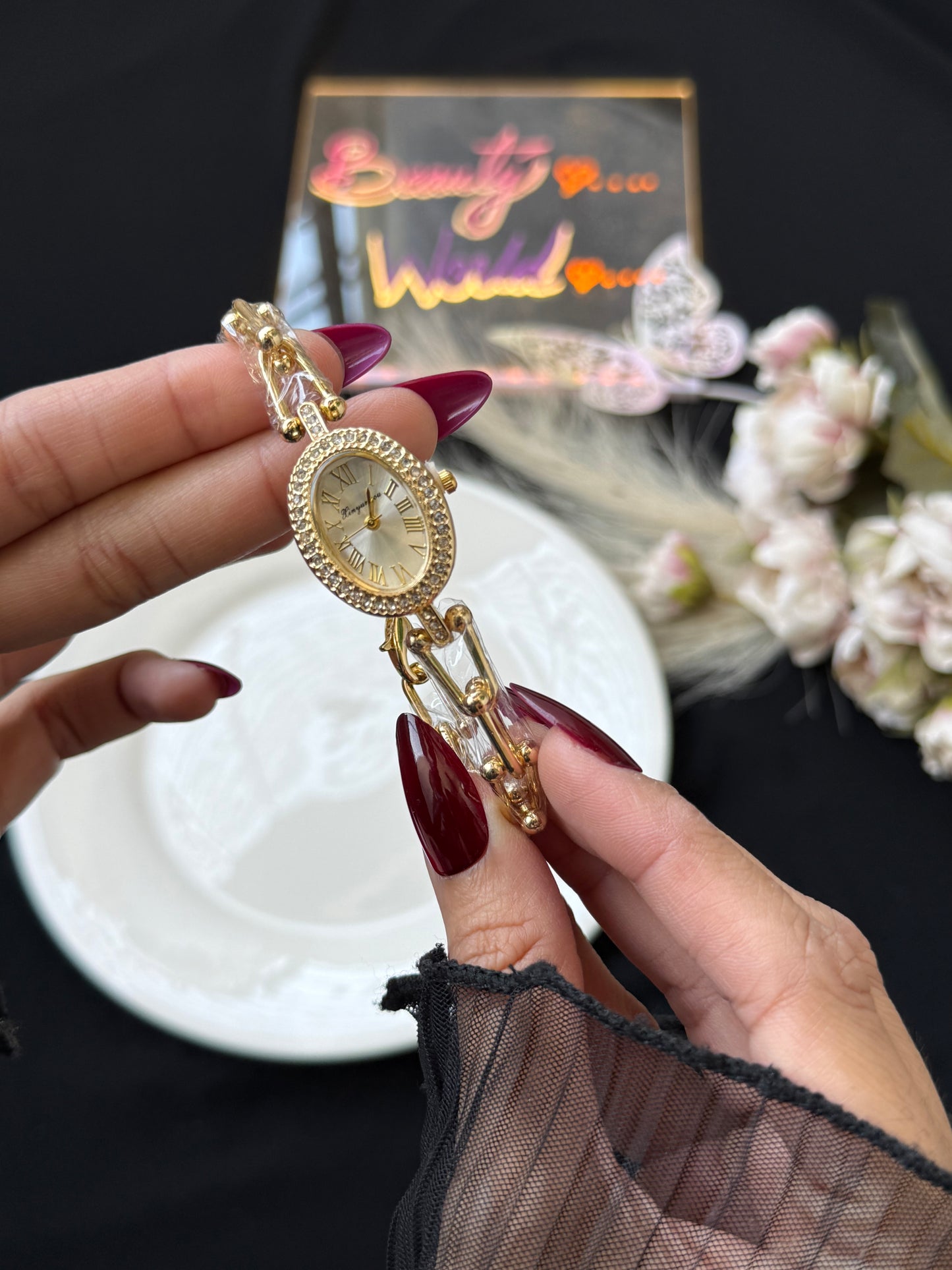 Stainless steel women’s watch