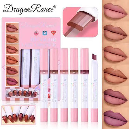 💗 BICOLOR LAZY LIPSTICK SET 💄✨