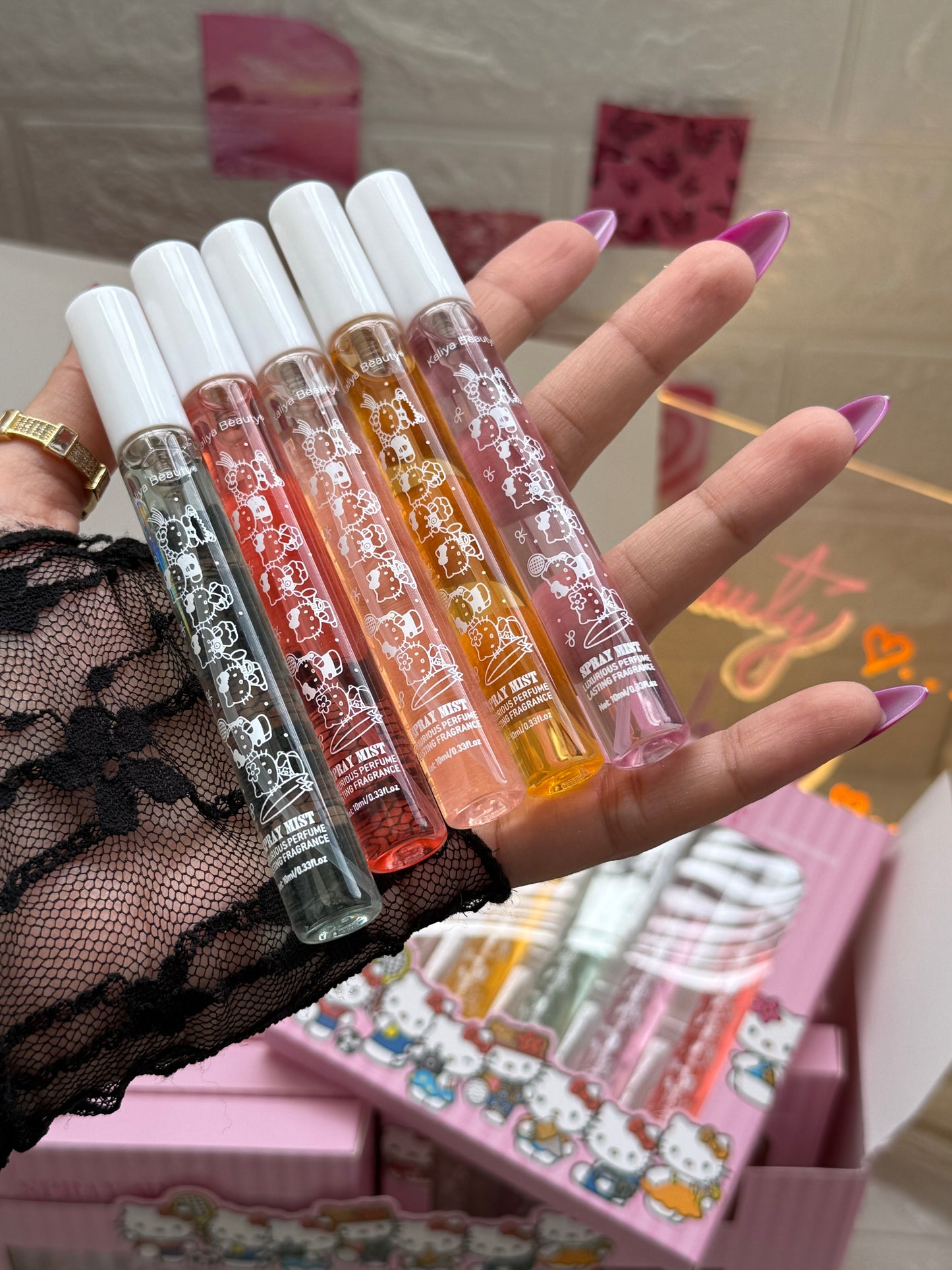 Hello kitty fragrance mist set