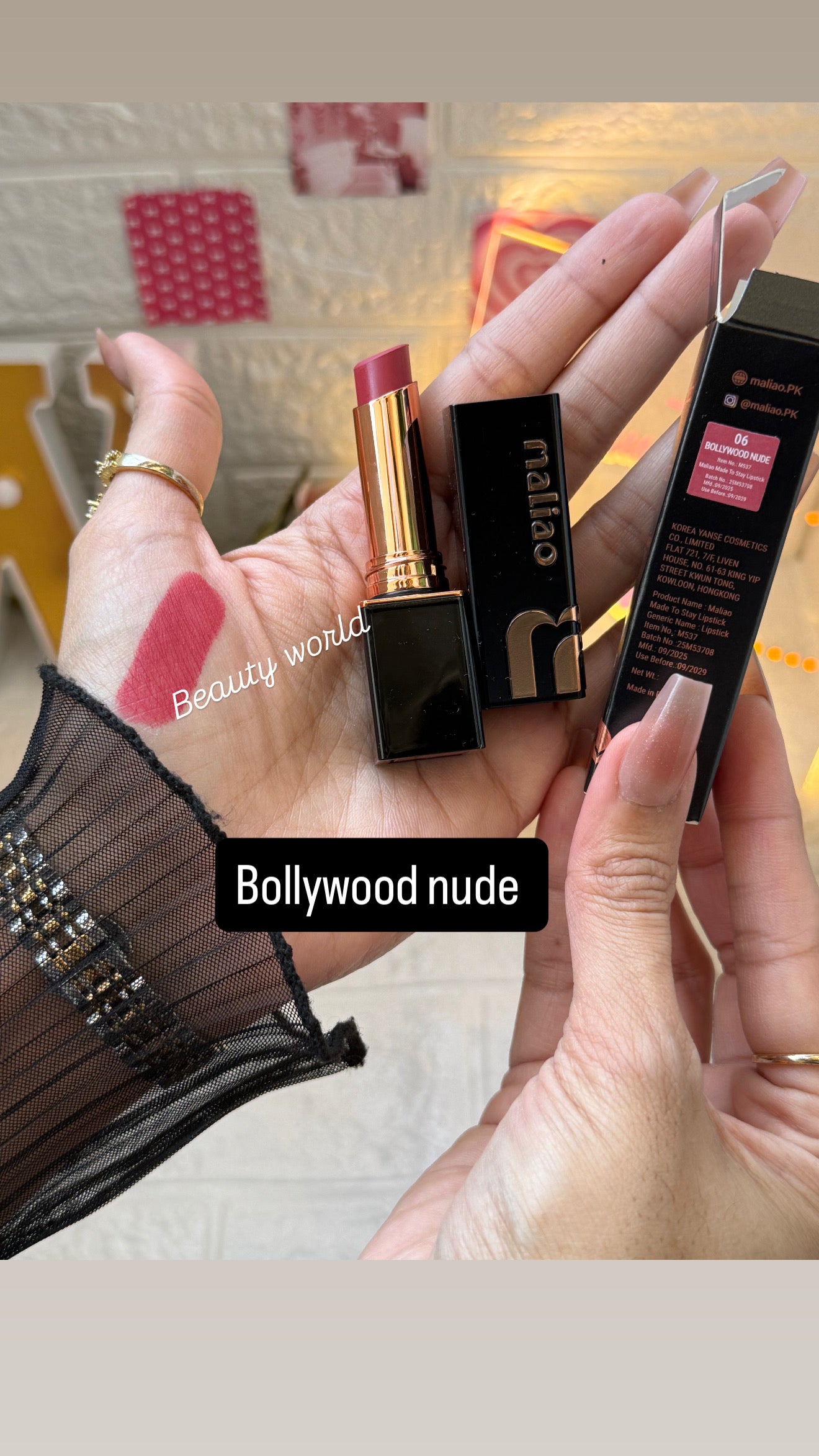 Maliao luxurious lipsticks