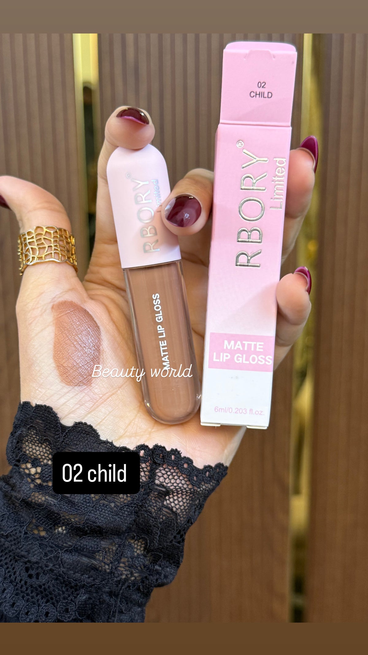 💋 RBORY MATTE LIP GLOSS — ALL 12 SHADES 💋