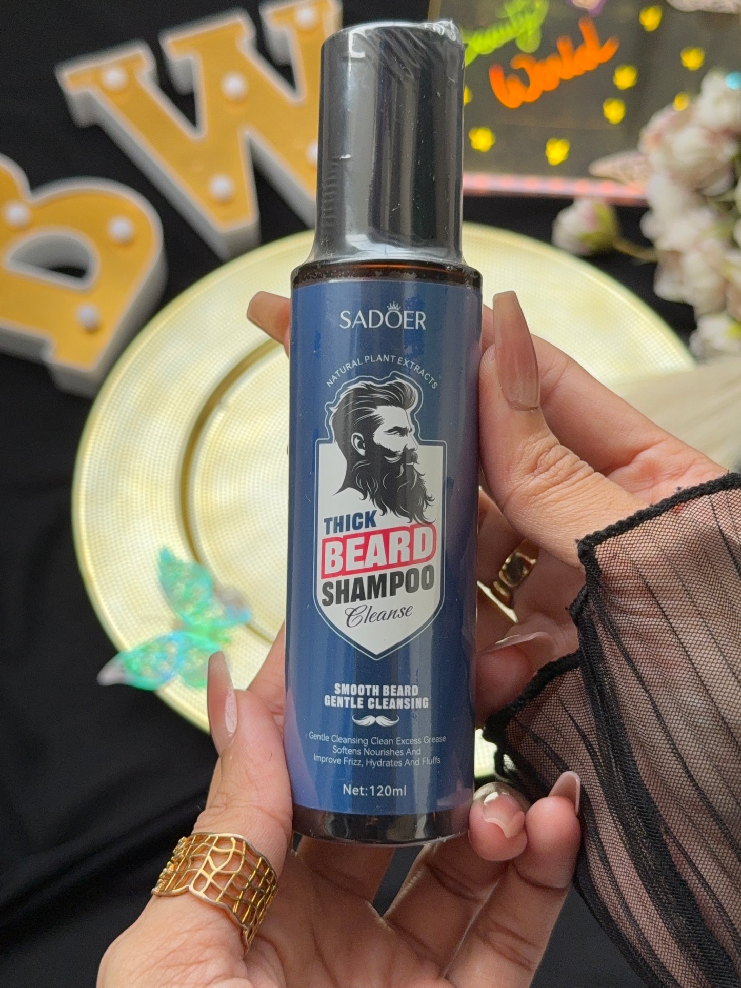SADOER Thick Beard Shampoo – Cleanse 🧔🏻‍♂️✨