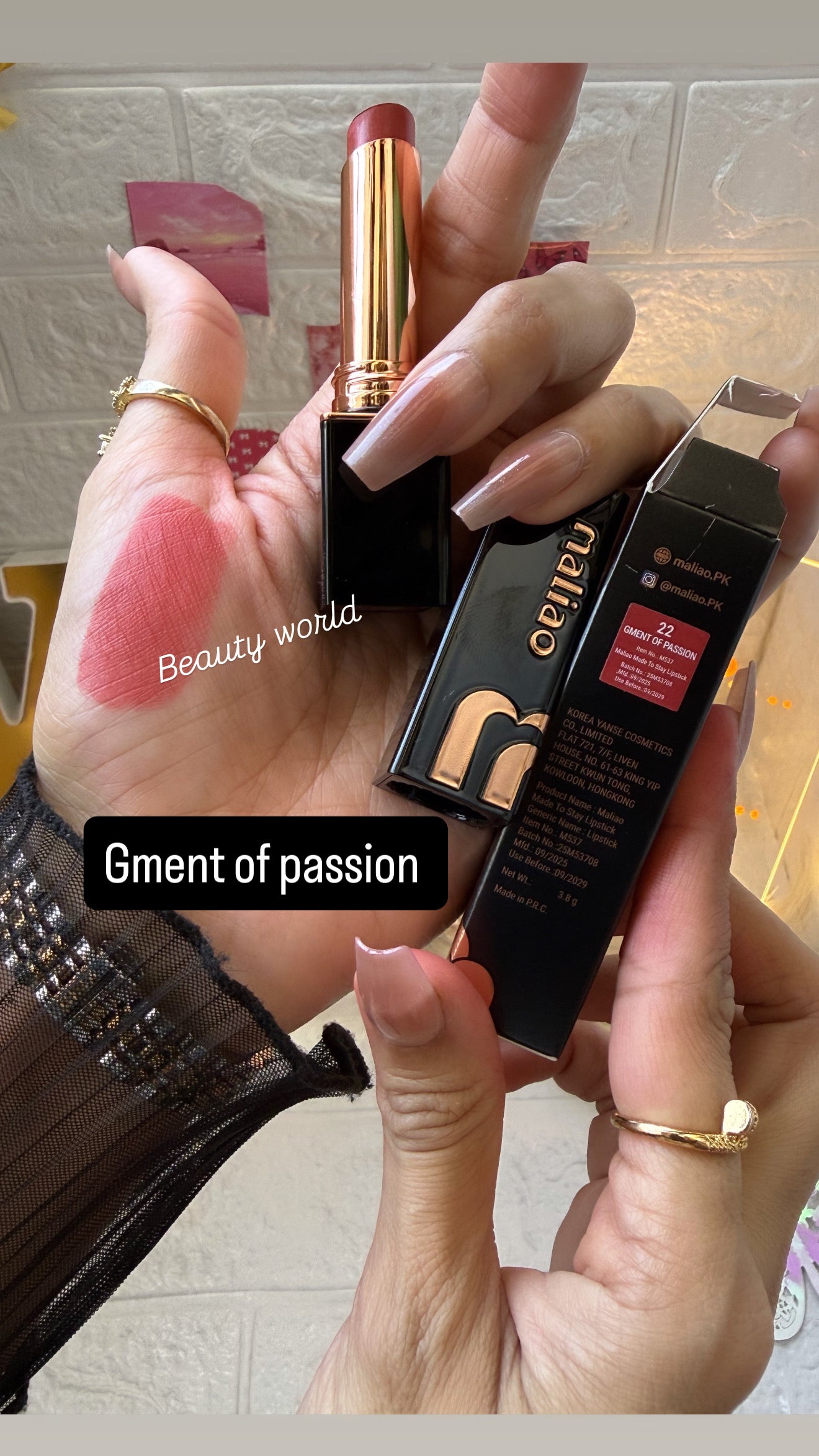 Maliao luxurious lipsticks