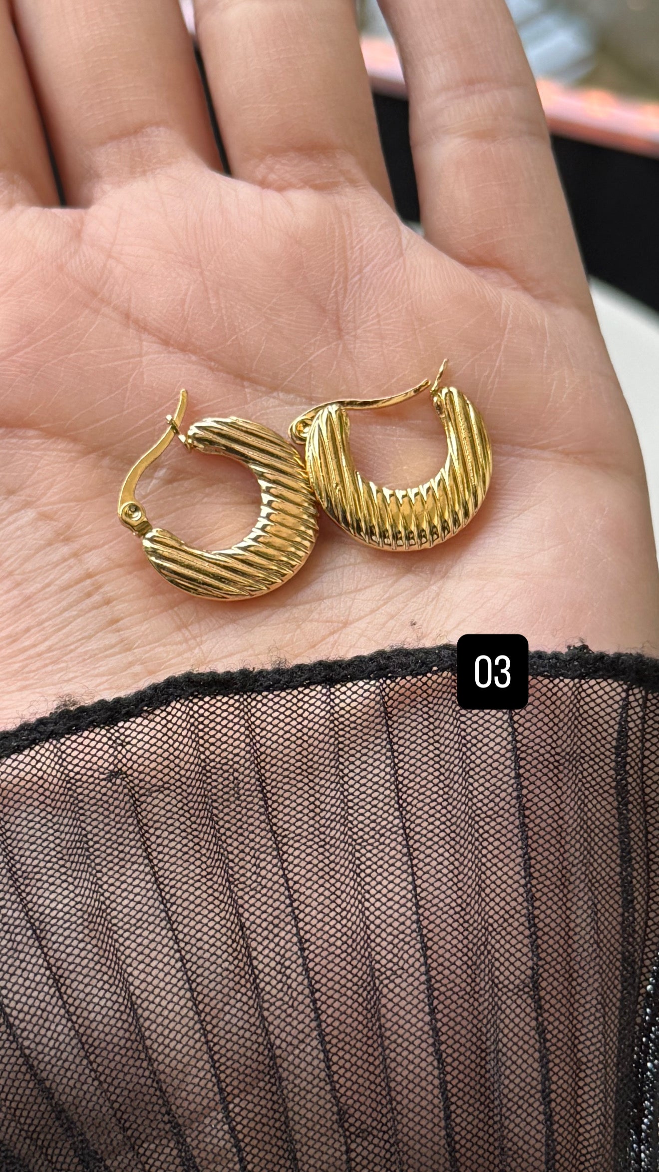 Stainless steel hoops