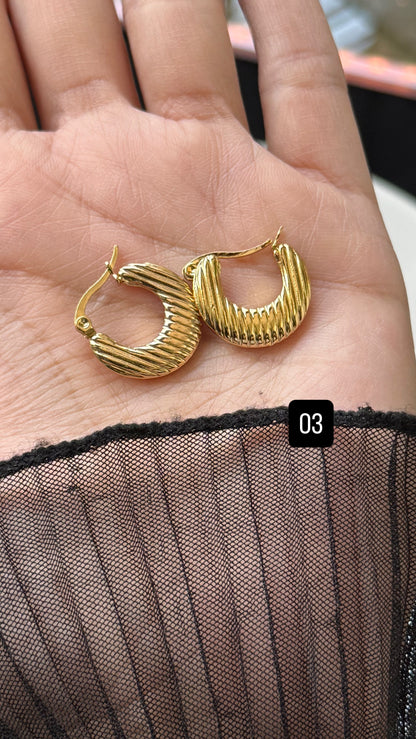 Stainless steel hoops