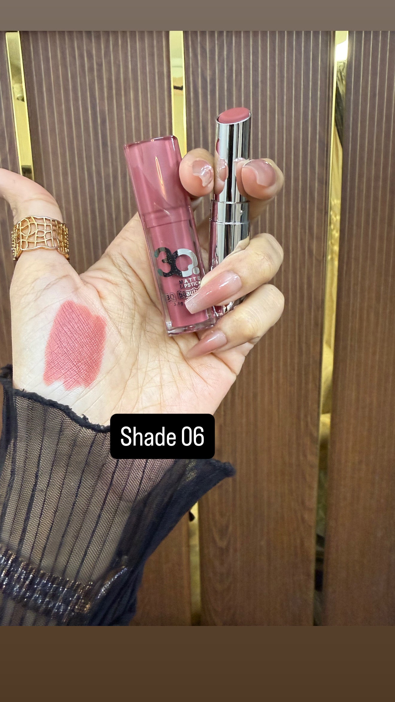 3Q beauty heart matte lipsticks