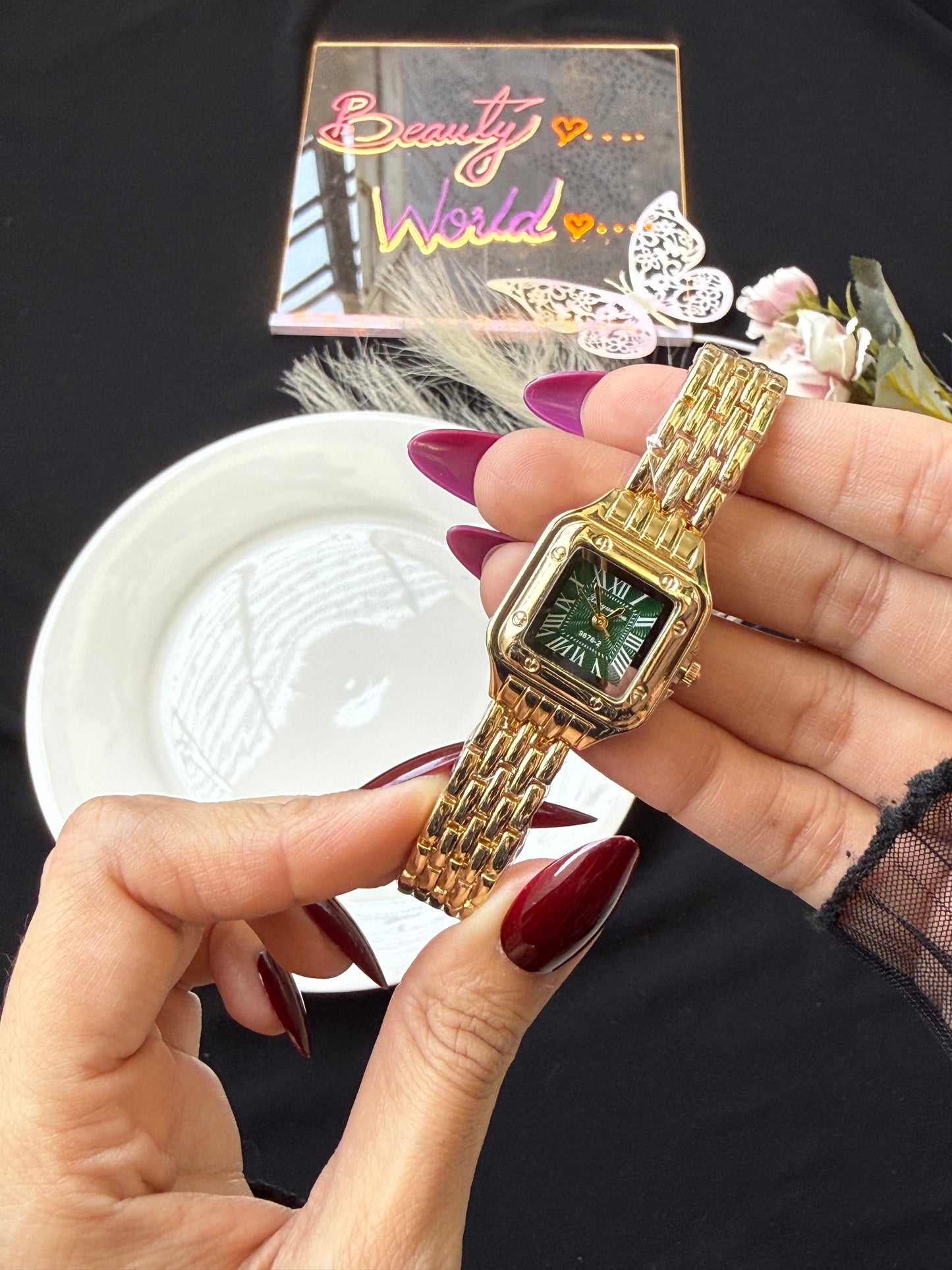 Stainless steel women’s watch