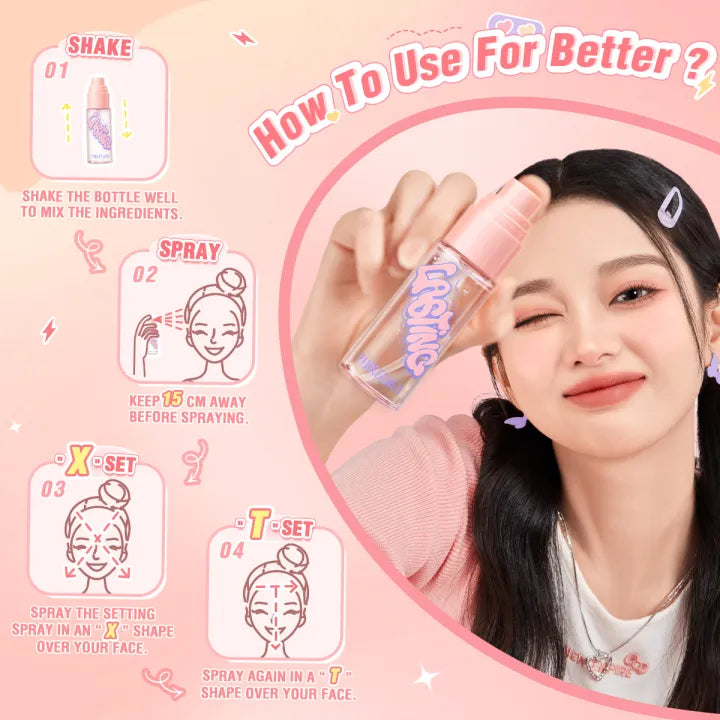 PinkFlash Makeup Setting Spray 40ml