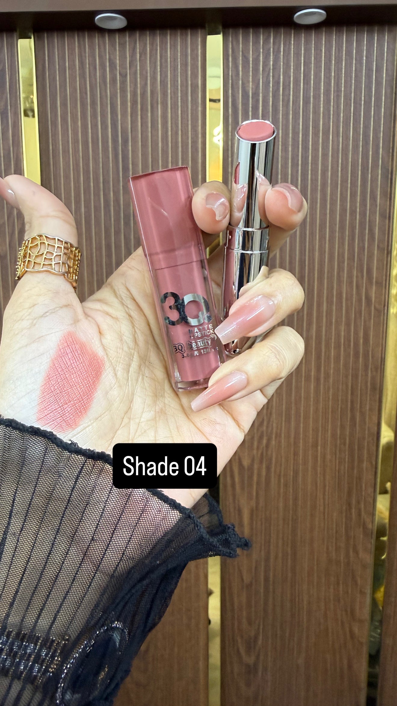 3Q beauty heart matte lipsticks