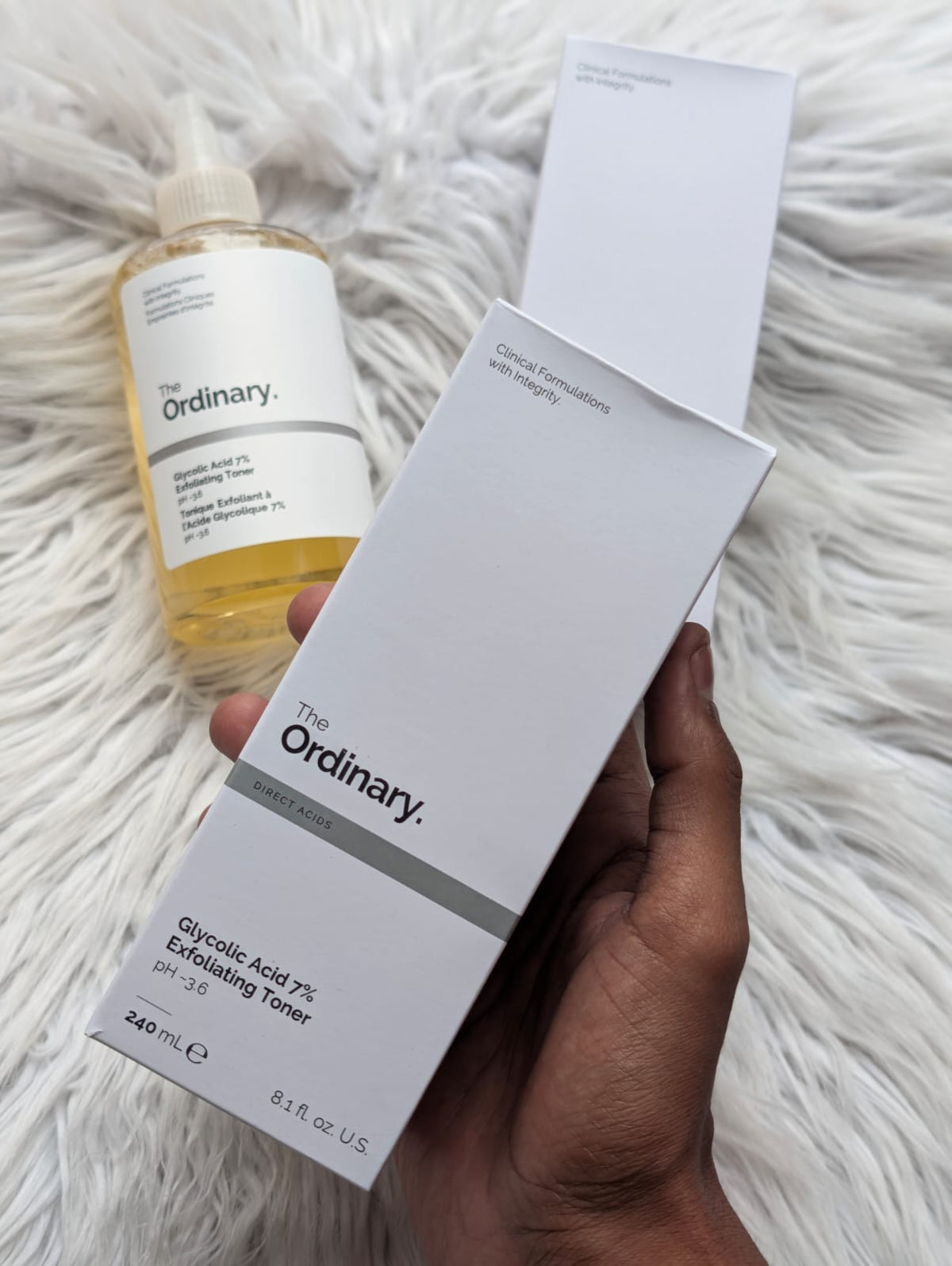 Original leftover The Ordinary Glycolic Acid 7% Exfoliating Toner - 240ml