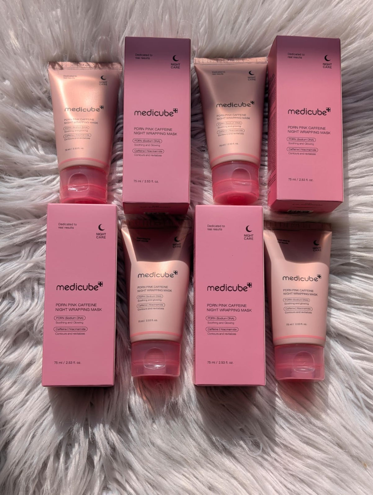 Original leftover Medicube - PDRN Pink Caffeine Night Wrapping Mask - 75ml
