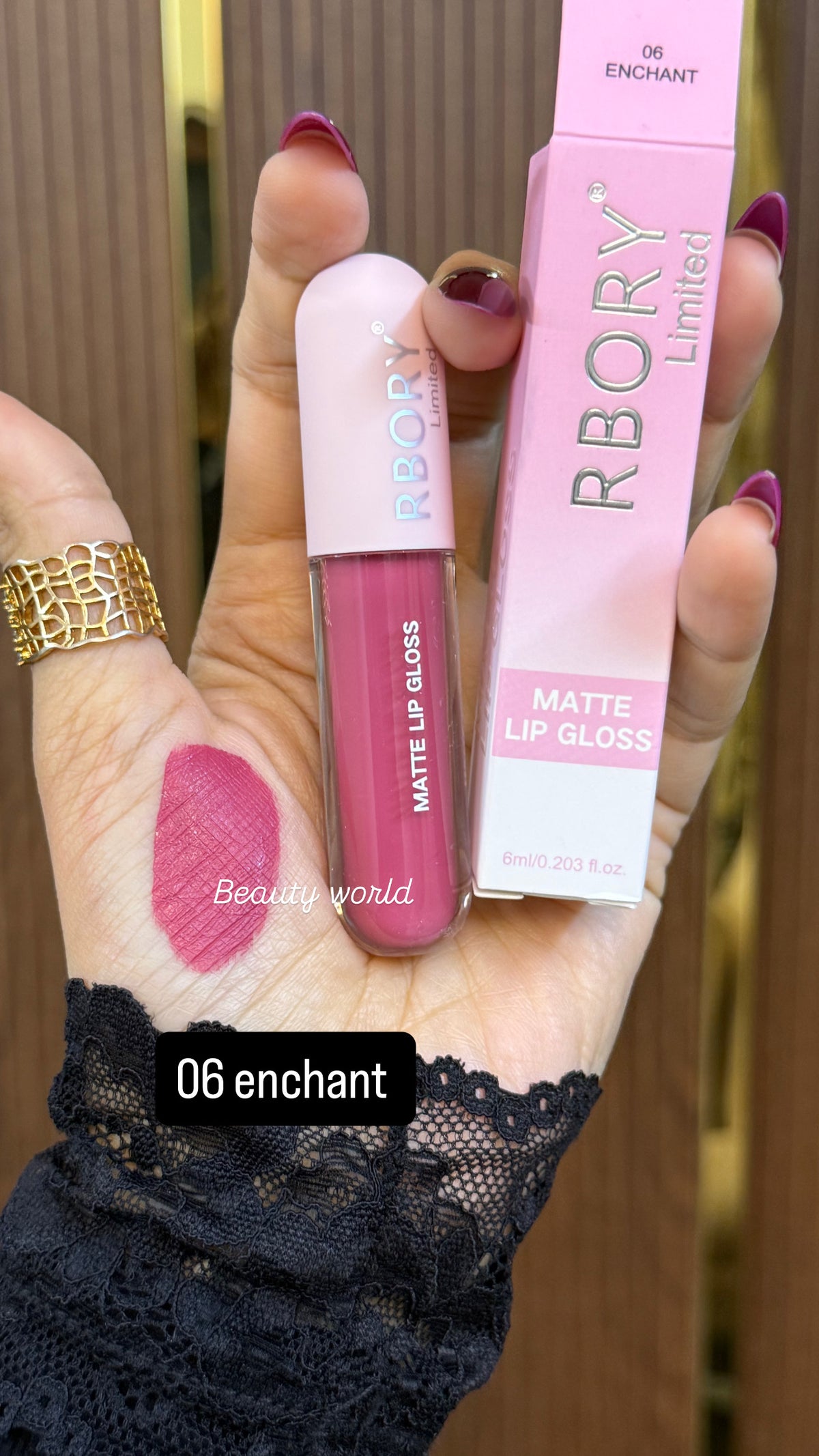 💋 RBORY MATTE LIP GLOSS — ALL 12 SHADES 💋