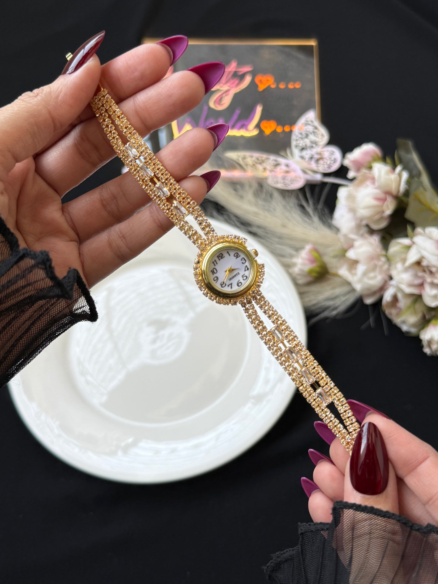 Stainless steel women’s watch