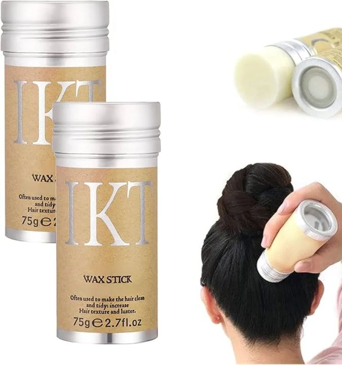 Ikt hair wax stick for sleek and frizz free look