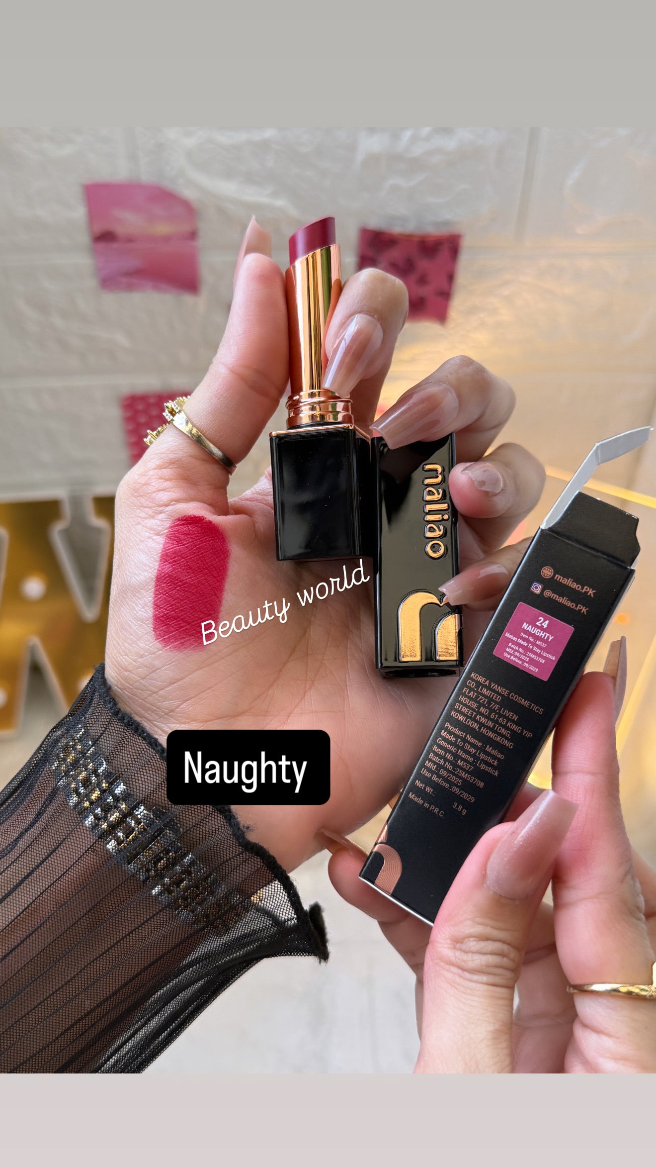 Maliao luxurious lipsticks