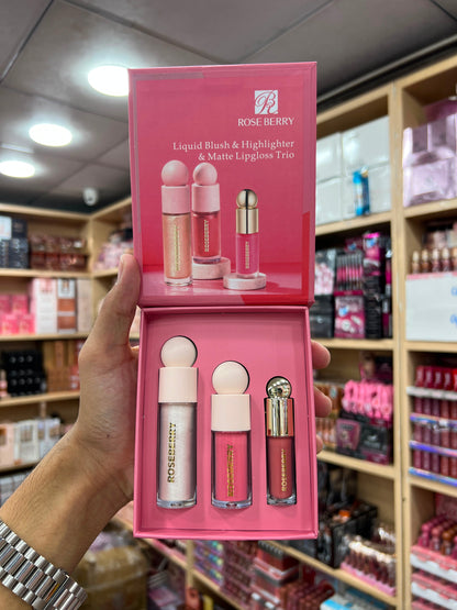 ✨💗 ROSE BERRY GLOW TRIO 💗✨