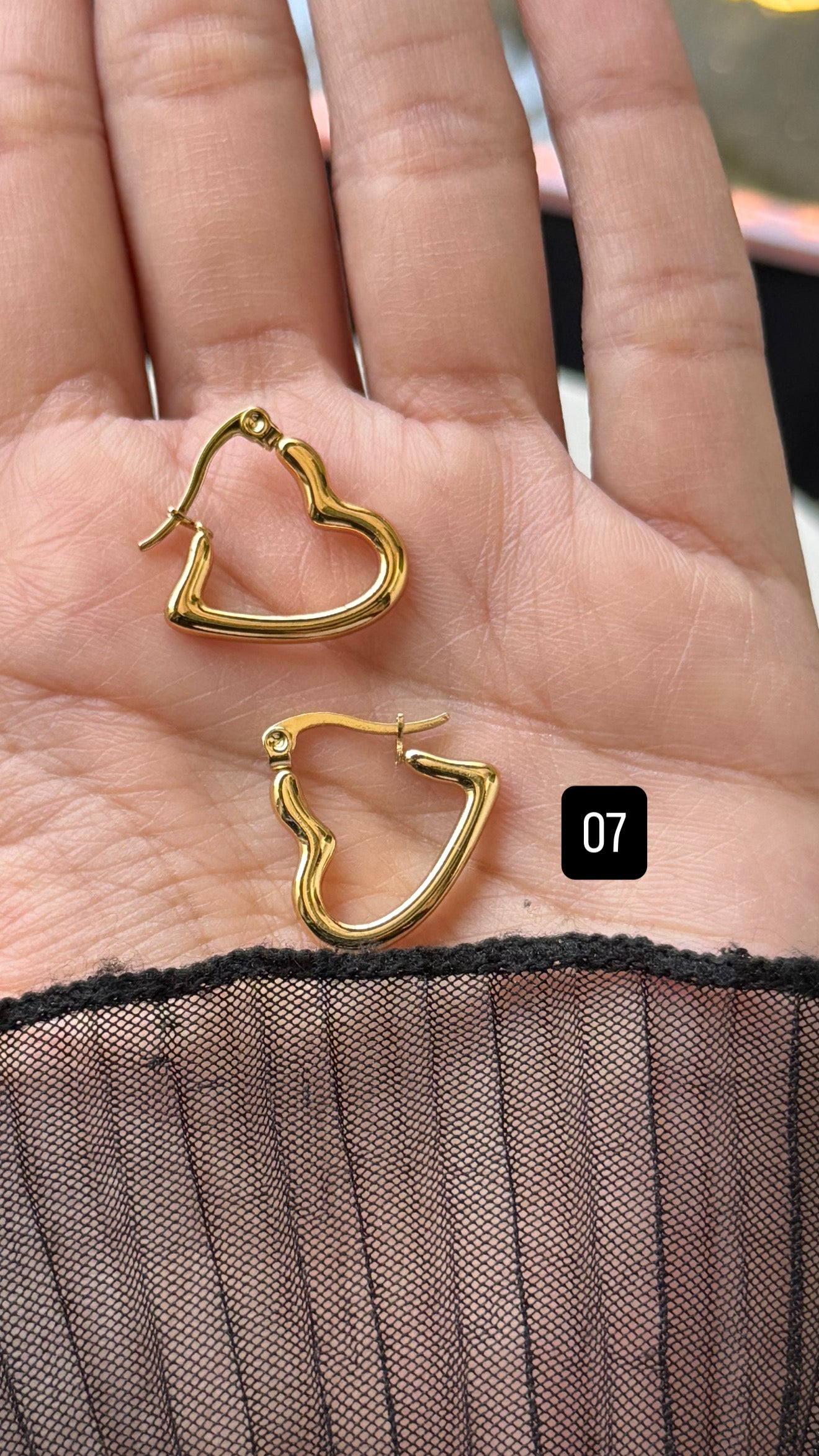 Stainless steel hoops