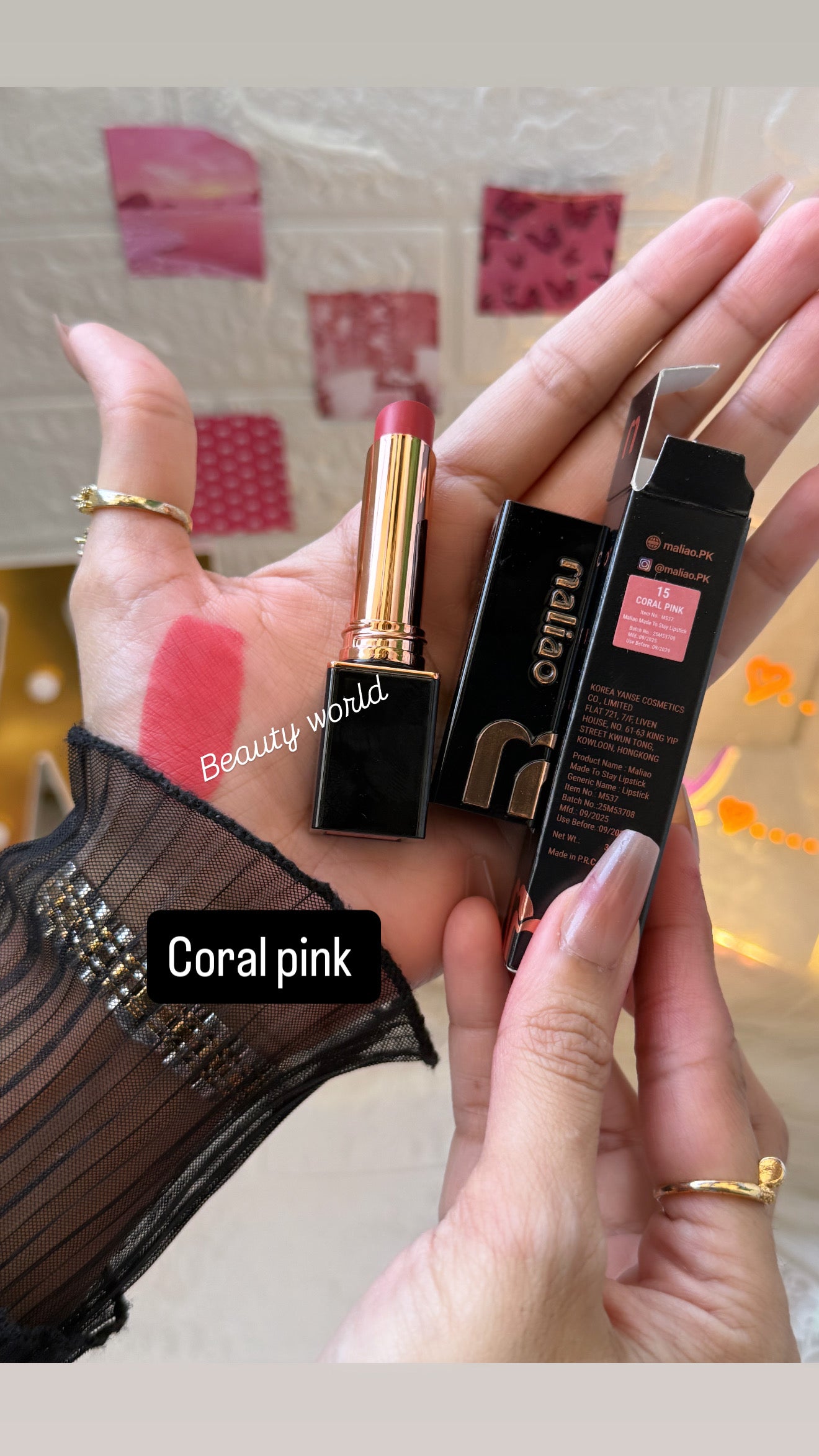 Maliao luxurious lipsticks