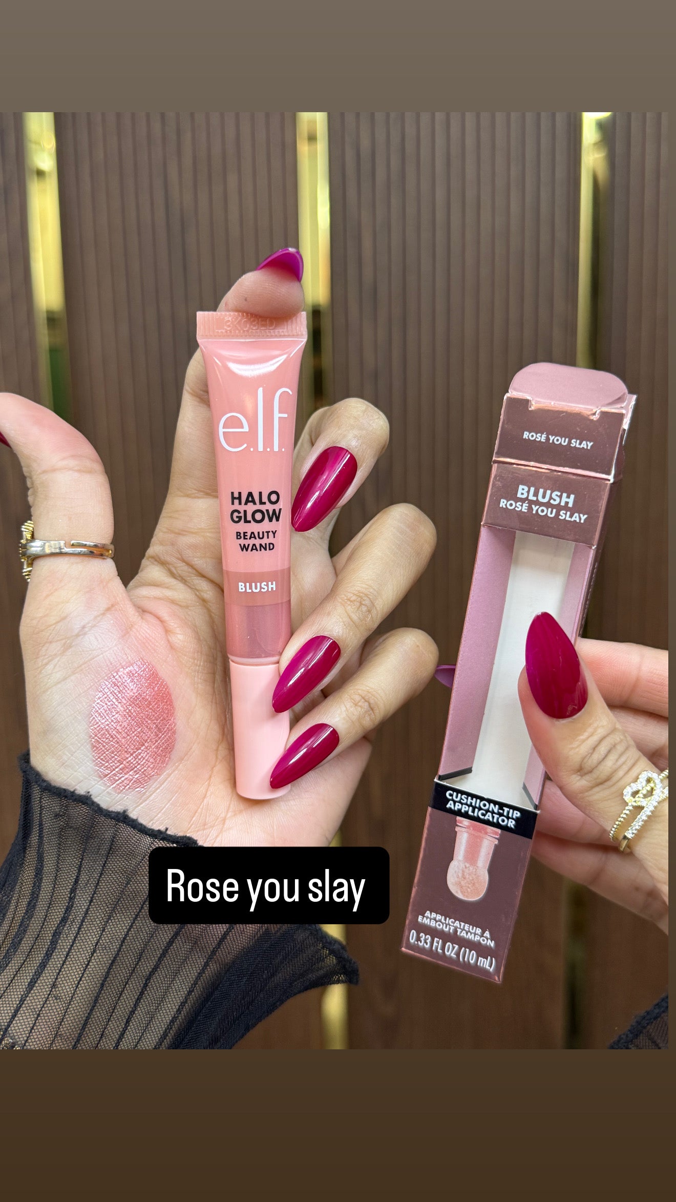 ✨💗 original leftover  e.l.f. Halo Glow Beauty Wand Blushes 💗✨