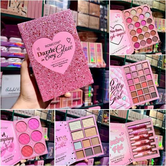 ROMCOM dazzle glow 8 in 1 palette