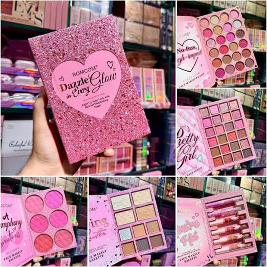 ROMCOM dazzle glow 8 in 1 palette