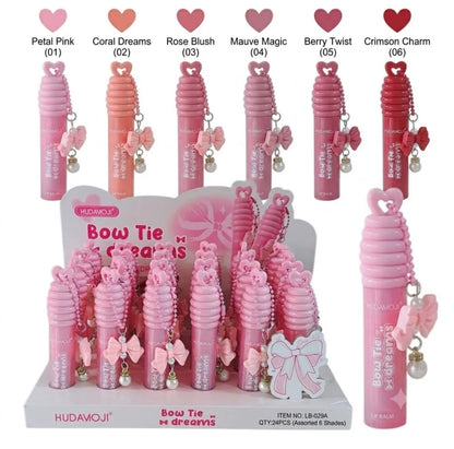 🎀✨ Hudamouji BOW TIE DREAMS LIP BALM ✨🎀
