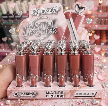 3Q beauty heart matte lipsticks