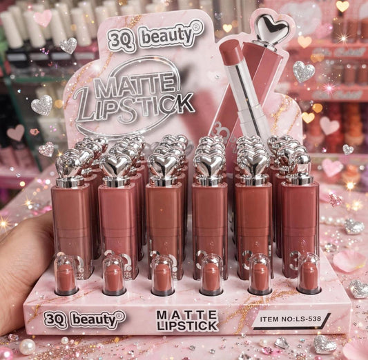 3Q beauty heart matte lipsticks