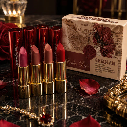 Sheglam Ember rose mirror lipsticks pack of 3