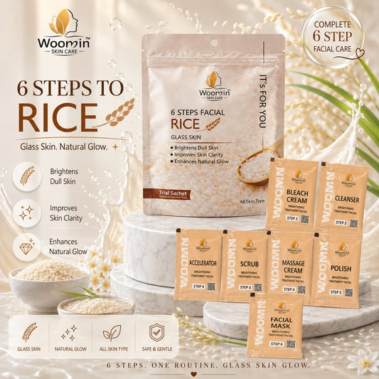 Woomin 6 steps trial facial kit