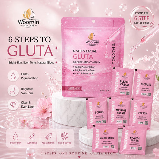 Woomin 6 steps trial facial kit