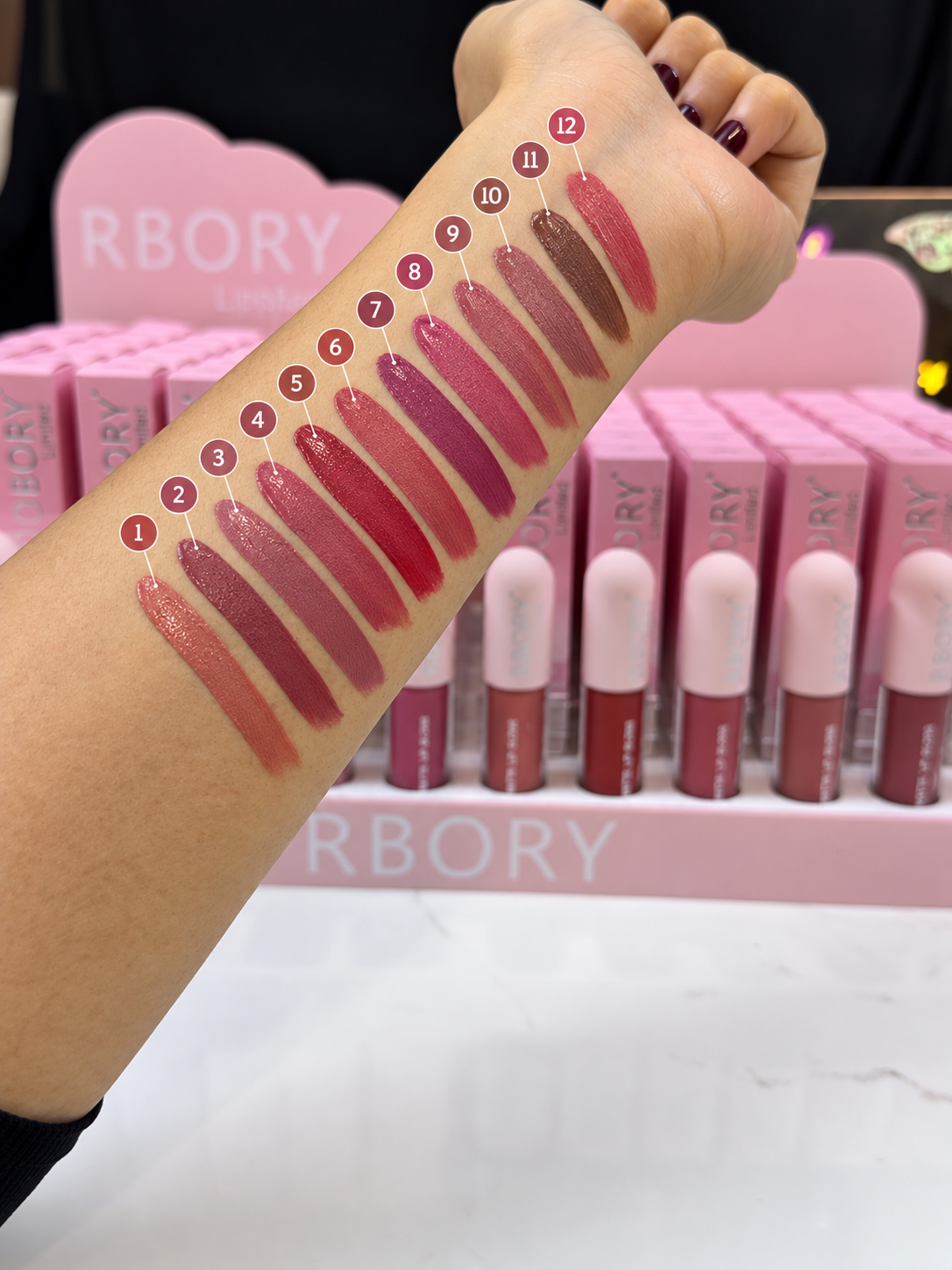 💋 RBORY MATTE LIP GLOSS — ALL 12 SHADES 💋