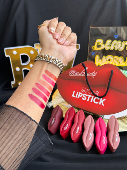 💄✨ Beautiful Lip-Shaped Sugar Lipsticks Set of 6 ✨💄