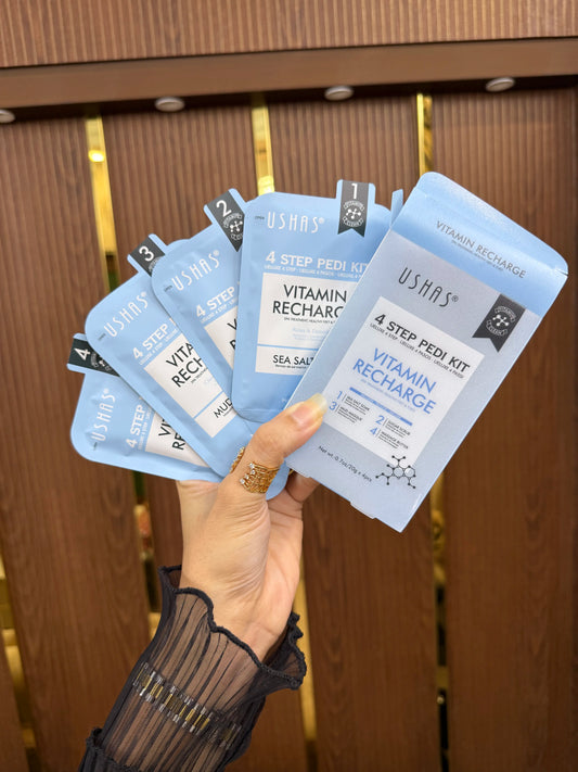 Ushas 4-Step Luxury Pedi Kit – Spa-Perfect Feet at Home