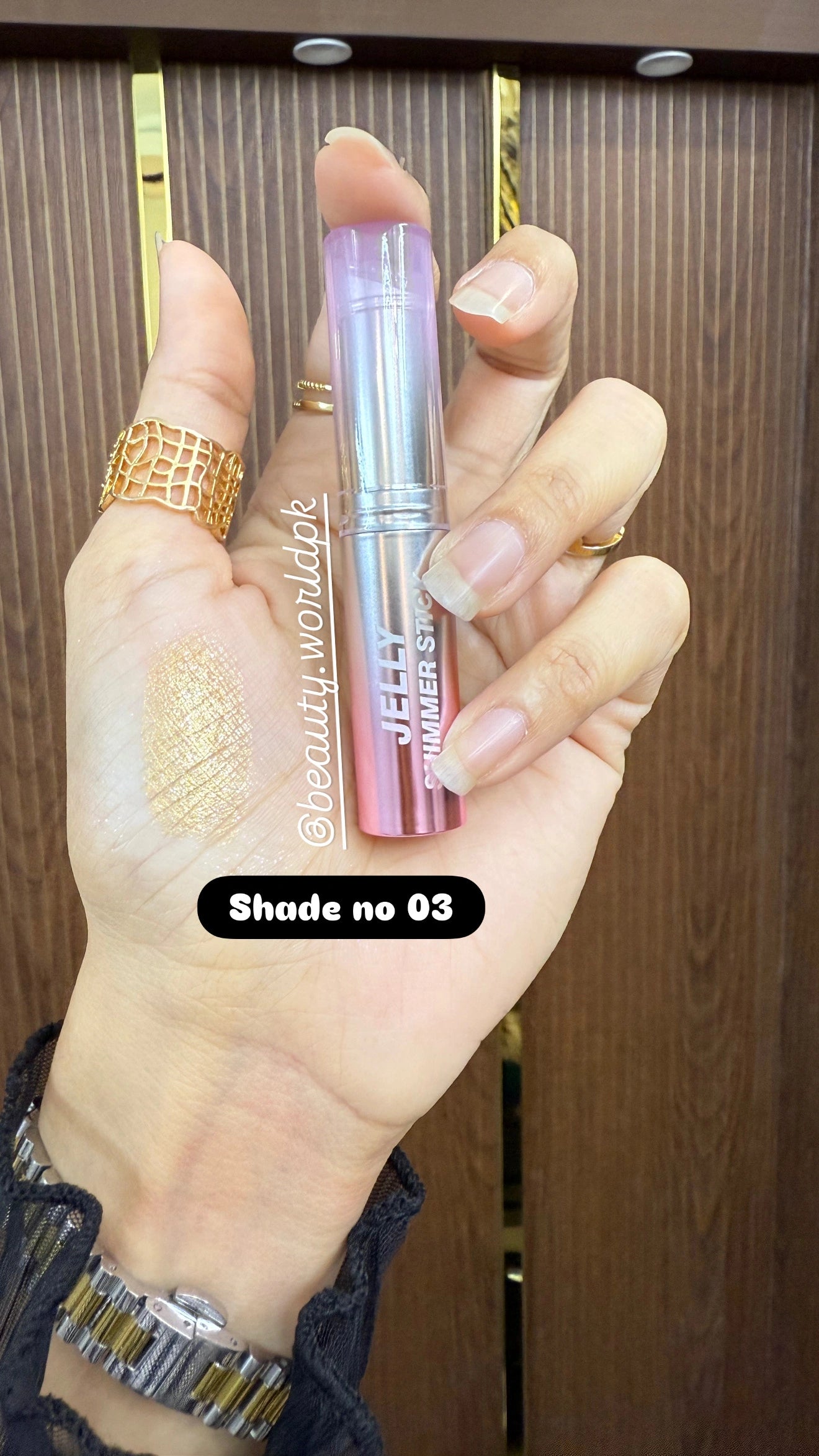 Ushas Jelly Shimmer Sticks – One Swipe Instant Glam ✨