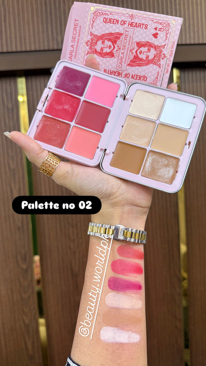 Super Amazing Carla Creamy Blush & Contour Palette – Sculpt, Blush & Glow 💫