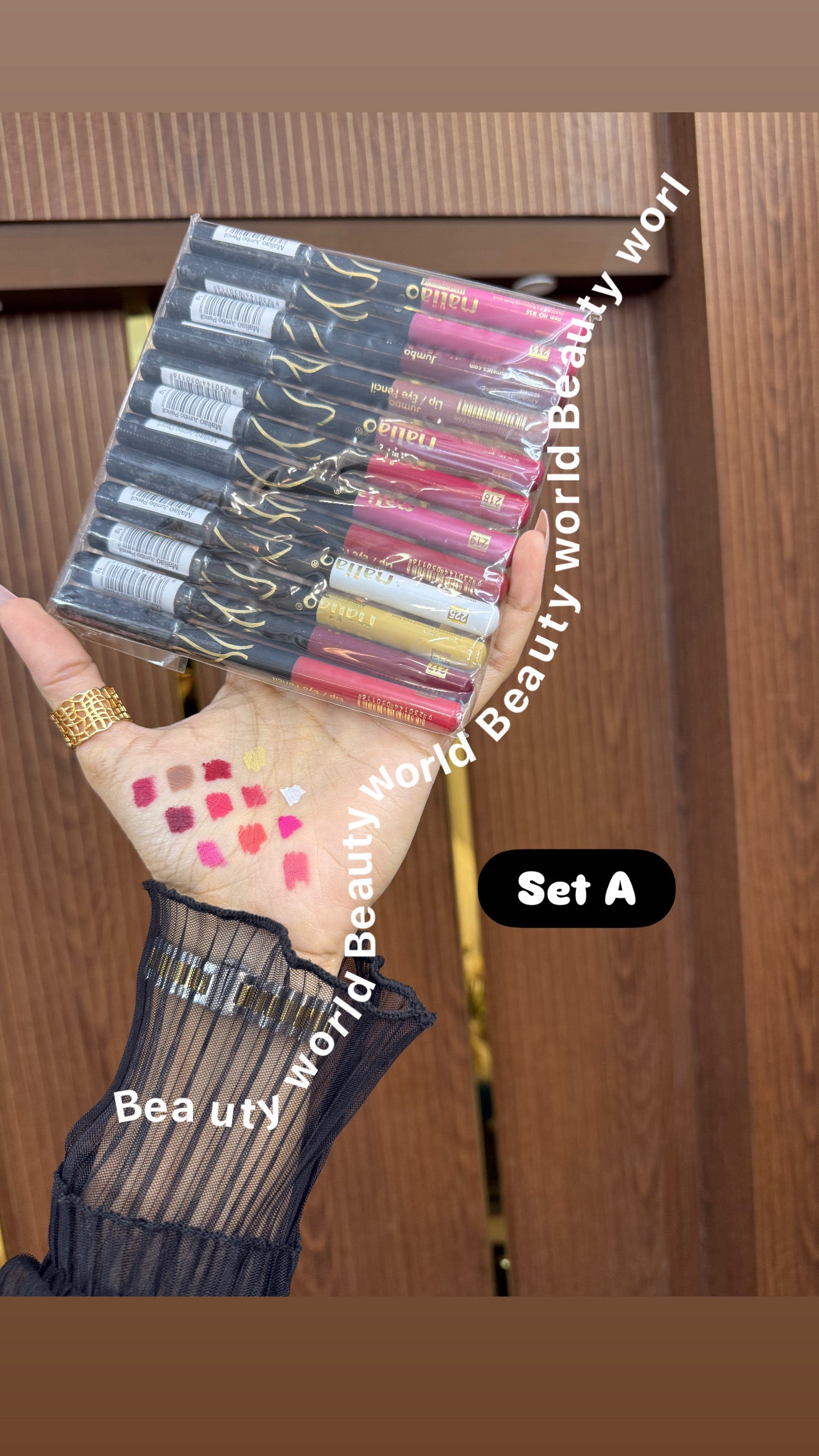 Super Amazing Maliao Eye & Lip Pencils Set – 12-in-1 Glam Essentials 💋