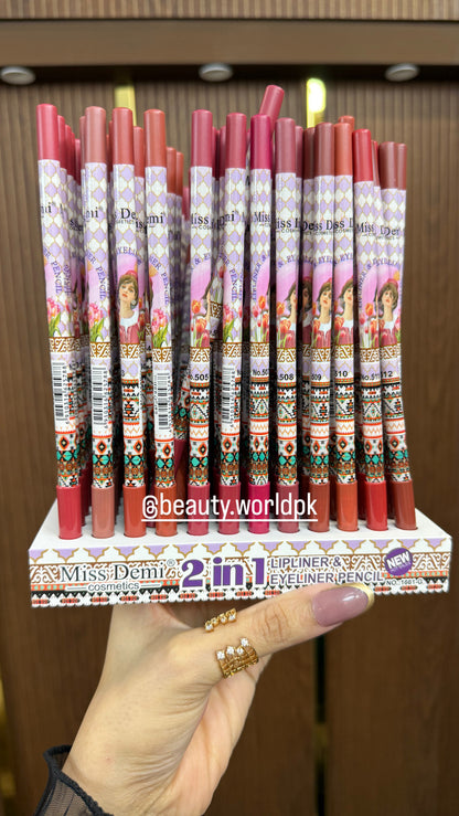 Miss Demi Highly Pigmented Smooth Matte Lip Liners