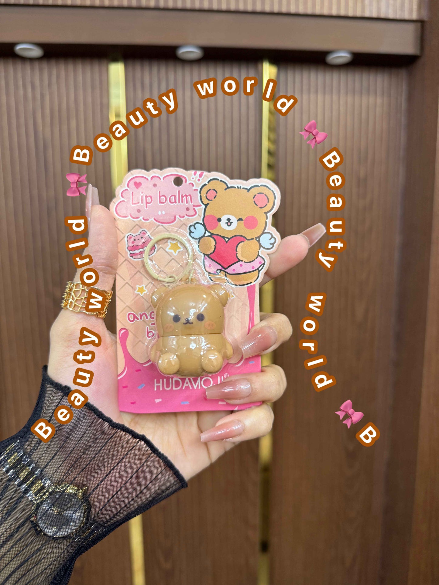 Hudamoji Teddy Bear Lip Balms