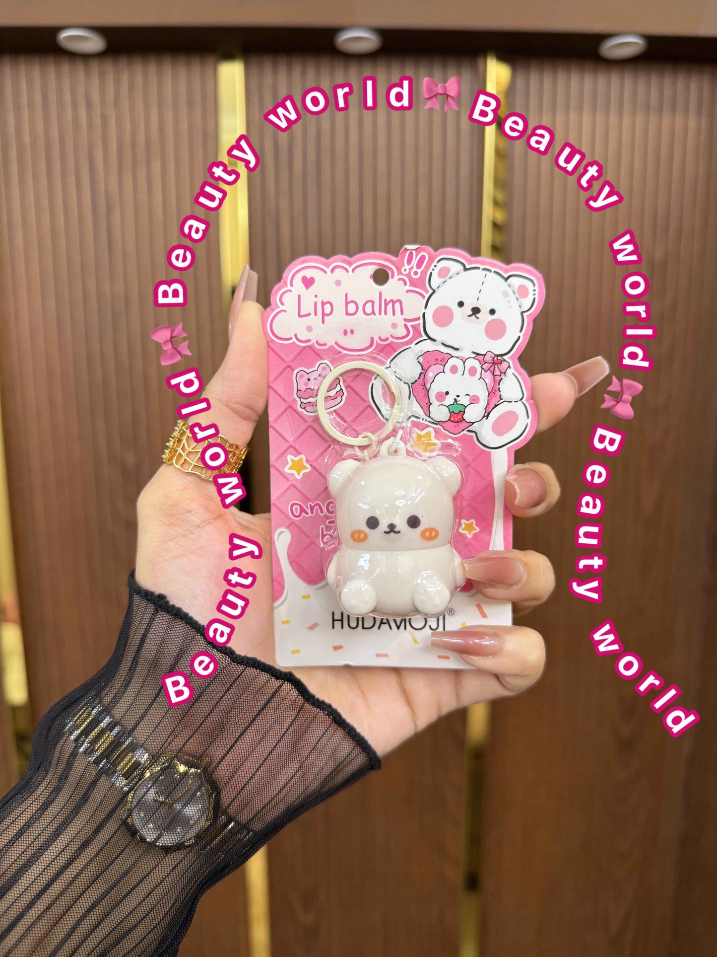 Hudamoji Teddy Bear Lip Balms