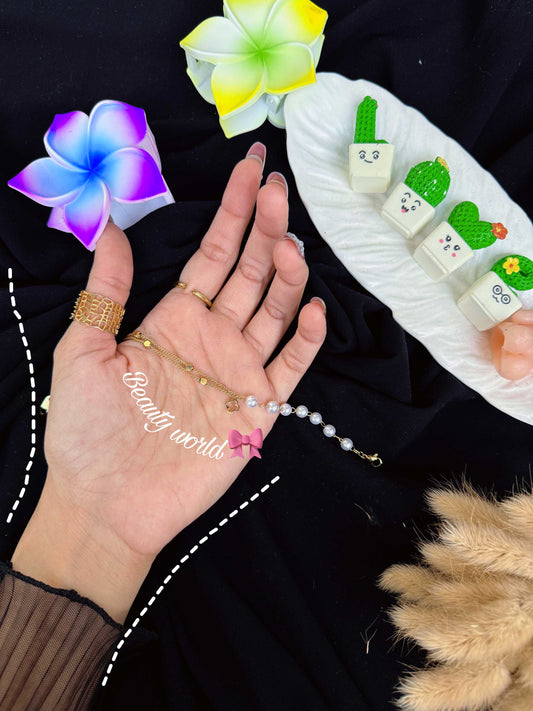 Gold Plated Pearl Bracelet