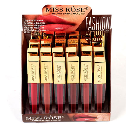 Miss Rose 3 PC Velvet Matte Lip Gloss Set – Hydrating & Moisturizing Lip Colors