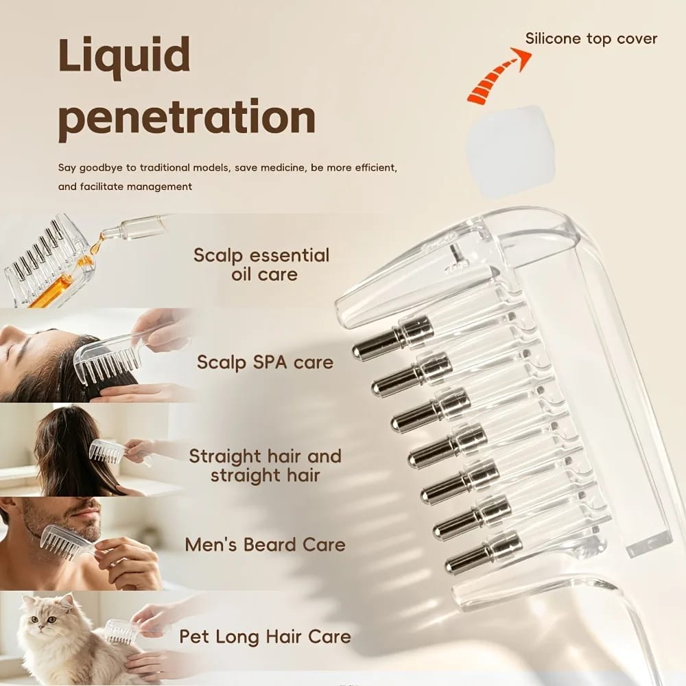 Scalp Liquid Applicator Comb