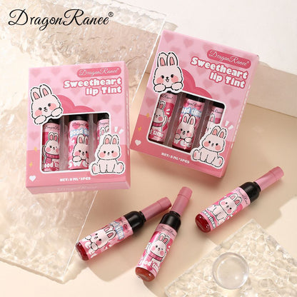 Dragon Ranee 3pcs Sweetheart Lip Tint Set DR158