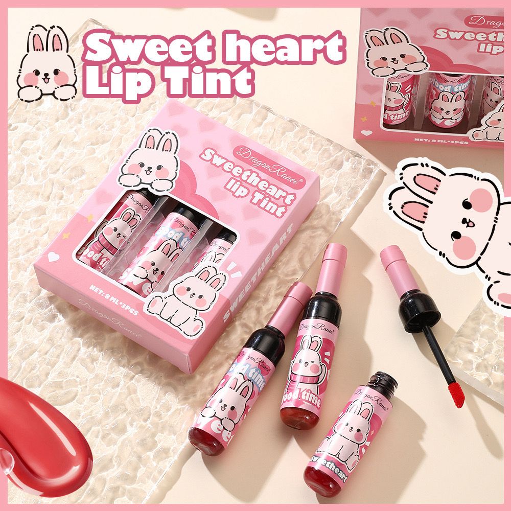 Dragon Ranee 3pcs Sweetheart Lip Tint Set DR158