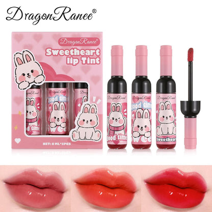 Dragon Ranee 3pcs Sweetheart Lip Tint Set DR158