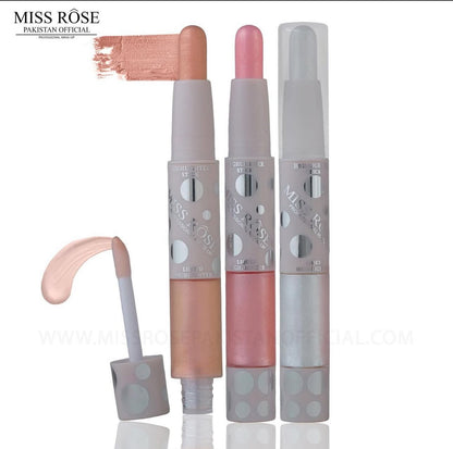 Miss Rose 2 in 1 Liquid & Stick Highlighter – Shimmer Glow